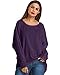 ZANZEA Women's Off-Shoulder Batwing Sleeve Blouse Casual Loose Oversized Baggy T-Shirt Sweater Pullover Top