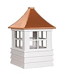 East Coast Weathervanes and Cupolas Vinyl Rochester Cupola (Vinyl, 25 in square x 40 in tall)