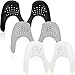 3 Pair Shoe Crease Protector Toe Box to Reduce, Anti-Wrinkle Protector, Against Shoe Creases, Men's 7-12/ Women's 5-8 (White, Black, Gray)
