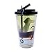 Silver Buffalo PT1184 Universal The Secret Life of Pets Buddy Plastic Cold Cup with Flip Straw, 16-Ounces
