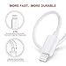 SHARLLEN iPhone Charger Cable (5 Pack, 3FT/6FT/10FT) - MFi Certified - Fast iPhone Charging Cable Long Cord Compatible iPhone XS/Max/XR/X/8/8 Plus/7/7 Plus/6/6 Plus/6S/6S Plus More (White)
