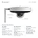Amcrest ProHD 1080P PTZ WiFi Camera, 2MP Outdoor Vandal Dome IP Camera (3X Optical Zoom) IK08 Vandal-Proof, IP66 Weatherproof, Dual Band 5ghz/2.4ghz, Pan/Tilt (IP2M-866W) (White)