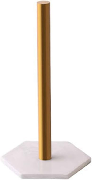 aoory Toallero de papel chapado en cobre de pie para cocina ...