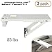JEACENT AC Window Air Conditioner Support Bracket Heavy Duty, Up to 85 lbs, 2Packs