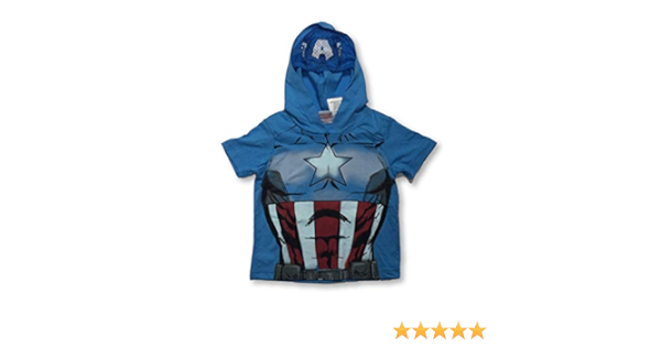 captain america hooded t shirt