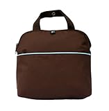 J L Childress MaxiCOOL 4 Bottle Cooler - Cocoa/Blue