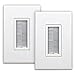 PowerBridge Solutions PB-WPB-2 Cable Management Brush Wall Plate, Decora Style, Cable Pass Through, 2-Pack