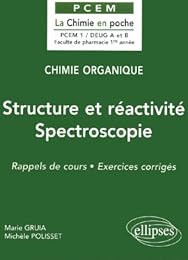 Structure et réactivité, spectroscopie