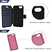 TAKEN DIRECT Compatible iPhone 8 Plus / 7 Plus Leather Wallet Case Replacement for iPhone 8 Plus/iPhone 7 Plus Flip Case/Cover with Rubber Edge, for Women, Men, Boys, Girls, 5.5 Inch (Blue)