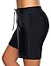 Utyful Women's Board Shorts Mid Waisted Long Swim Bottom Lace Up Elastic Waist Swimsuit Bottom Swim Shorts Women