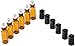 5ml Amber Glass Roll on Refillable Bottles Sample Vial with Metal Ball for Lab,Fragrance Essential Oil Blend,Aromatherapy,Perfume and Lip Balms,Facial Serum,Eye Serum-6 Pack- Perfect Size for Travel.