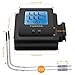 TURATA Meat Thermometer BBQ Grill Wireless Remote Digital Cooking Thermometer with 2 Steel Probes, Instant Reading, Magnetic Mounting, Alarm Monitor for Cooking, Kitchen, Food, BBQ, Steak