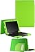 HHI Keyboard Case with Slim Portfolio Stand Cover for Asus Eee Pad Transformer TF300 - Apple Green (Package include a HandHelditems Sketch Stylus Pen)