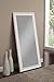Sandberg Furniture White Full Length Leaner Mirror,
