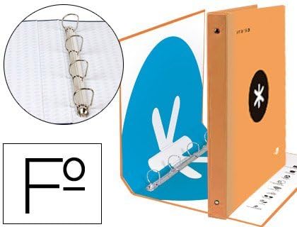 Liderpapel 79315 - Carpeta 4 anillas: Amazon.es: Oficina y papelería