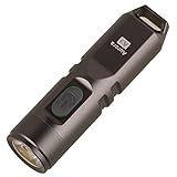 550 Lumens Super Bright Outdoor EDC Mini Keychain Rechargeable LED Flashlight Perfect for Camping and Hiking [Hard Anodizing Aluminium Alloy Small Torch], RovyVon A3(Gun Grey)