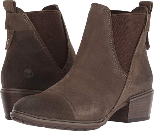 Timberland Sutherlin Bay Double Gore Chelsea Boot - Women s Olive Suede, 9.0