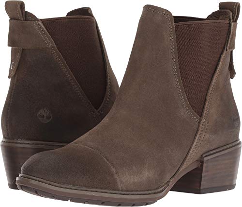 Timberland Sutherlin Bay Double Gore Chelsea Boot - Women's Olive Suede, 7.5