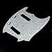 Custom 3 Ply Guitar Pickguard Fits Mustang Classic Series,4ply White Pearl