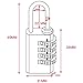 VenTing Solid Brass Luggage Padlock for Lockers, 4 Digit Set Your Own Combo Small Combination Lock, Indoor and Outdoor, Die-Cast, Weatherproof, VT-01