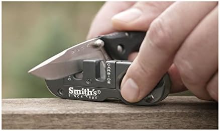 NEW SMITH'S PP1 POCKET PAL MULTIFUNCTION KNIFE SHARPENER DIAMOND ROD Serrated
