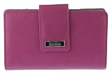 Kenneth Cole Reaction Womens Tab Utility Clutch Wallet w/ Mirror