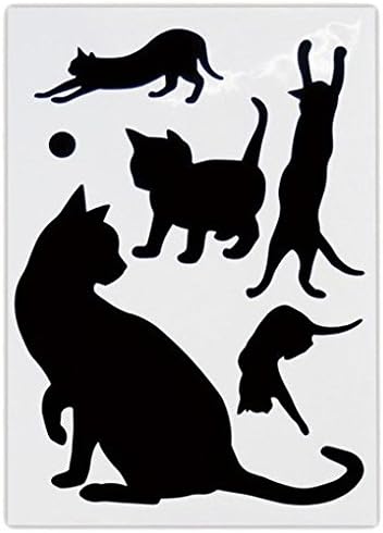 Abeille cats wall stickers cat A AWS-1000