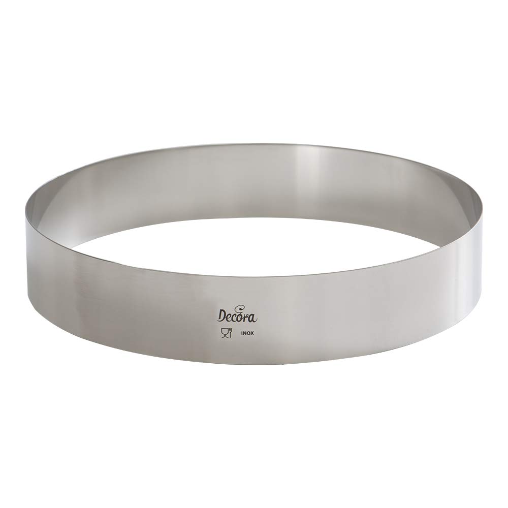 DECORA 0063730 Stainl. Steel Round Shape Ø 30 X H 4,5 Cm