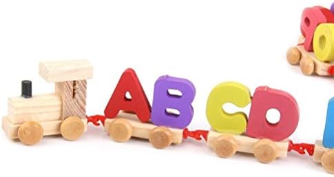 Stonepack Wooden Geometric Shape Stacking Train Puzzles Games for Toddlers Preschool Educational Toys ¡­