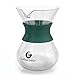 Coffee Gator Pour Over Coffee Maker - 10.5 oz Paperless, Portable, Drip Coffee Brewer Pour Over Set w/Glass Carafe & Stainless-Steel Mesh Filter, 300ml Green