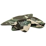 Ernie Ball Medium Camouflage Picks, Bag of 12