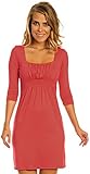 Glamour Empire. Women's Jersey Dress. Empire Waist Square Neck 3/4 Sleeve. 080
