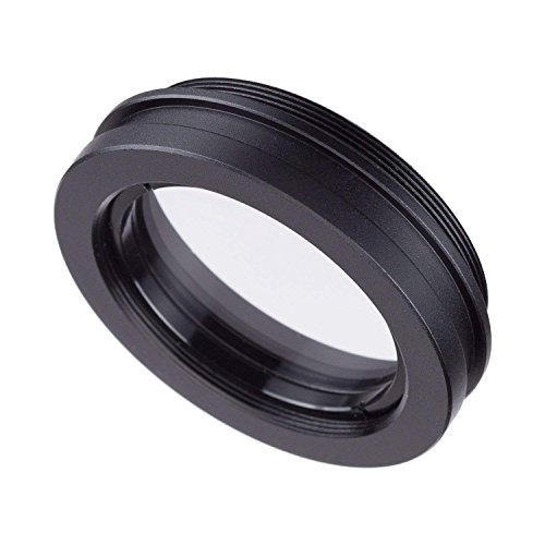 SM10 1X Barlow Lens Assisted Auxiliary Len for Stereo Zoom Microscope Dustproof Glass Protection Glass Lens Prevention UV Smoke Oil Proof