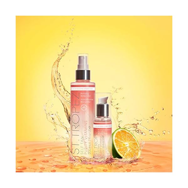 St-Tropez-Fake-Tan-Vitamin-D-Boosting-Self-Tan-Purity-Vitamins-Bronzing-Body-Mist-Clean-Vegan-Tanning-Water-with-Vitamin-C-100-Percent-Natural-Tanning-Active-200-ml St.Tropez Fake Tan, Vitamin D Boosting Self Tan Purity Vitamins Bronzing Body Mist, Award Winning Vegan Tanning Water…