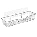 iPEGTOP Adhesive Shower Caddy Bathroom Shelf Storage with Hooks for Shampoo Conditioner Holder Kitchen Organizer Basket, No Drilling Wall Mounted, Rustproof Stainless Steel