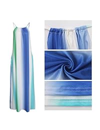 Vestido de verano para dama con tirantes de espagueti y bolsillos