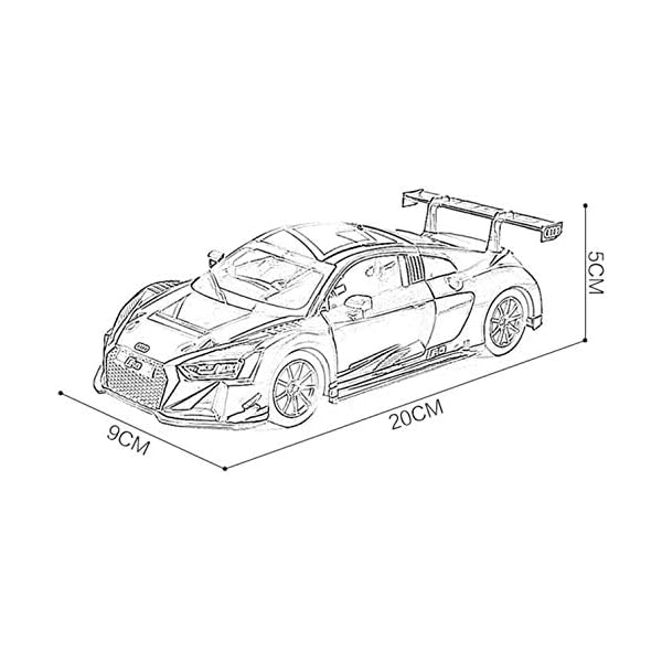 Byrhgood Model Car 1.24 Simulation Druckgießende Legierung Spielzeugauto Simulation Auto Jungen-Geschenk – Bild 5