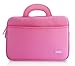 amCase 13.3 inch Chromebook Case Sleeve for iPad Pro, ASUS C300 Chromebook/Samsung Chromebook 2/Acer Chromebook/MacBook Air/Pro/Toshiba Chromebook/Lenovo Yoga 2/3 with Handle (Pink)…