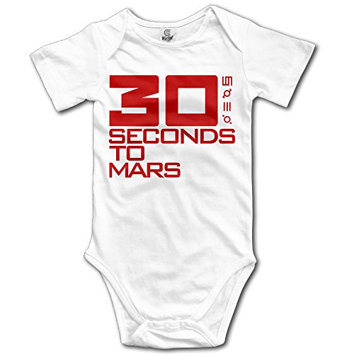 DW Toddler 30 Seconds To Mars Short Sleeve Climb Jumpsuit White 24 Months