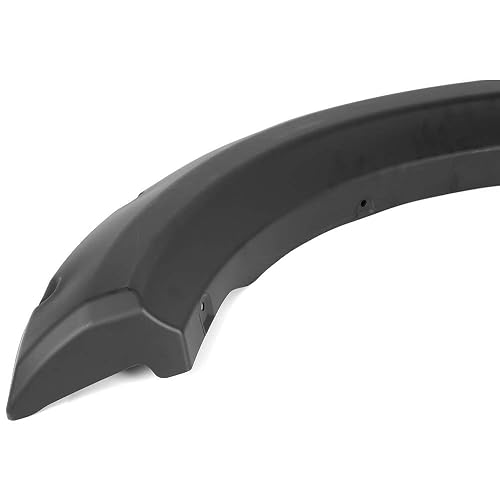 4-Piece Black Fender Flares For 2009-2014 Ford F150 - Pocket Rivet Style Wheel Cover