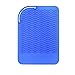 Beautyflier Heat-resistant Silicone Mat for Curling Hair Drier Hair Straightener Flat Iron Travel Heat Proof Mat for Hot Hair Care Tool Blue