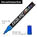 EEZEART Paint Pens - 18 Vibrant Medium Tip Permanent Oil Based Markers for Rocks, Wood, Glass, Ceramic, Metal and More. Water Resistant, Quick Drying, Oil Painting Marker Pens