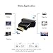VicTsing V2.0 HDMI to VGA Converter Adapter with Mirco USB Charging Cord for PC, Laptop, Other HDMI Input Devices. Black