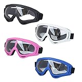 LJDJ Motorcycle Goggles - Glasses Set of 4 - Dirt