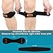 JUNING Knee Strap 2 Pack,Pain Relief Patellar Tendon Support,Knee Strap Brace Support for Hiking,Soccer,Basketball,Running, Jumpers Knee,Tennis,Tendonitis,Volleyball & Squats