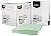 AmazonBasics 50% Recycled Color Paper - Green, 8.5 x 11 Inches, 20 lbs, 10 Ream Case (5,000 Sheets)
