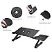 Cozy Desk Portable Laptop Stand for Computer,ORAF Cool Desk Portable Adjustable Aluminum Laptop Stand/Desk/Table TV Bed Table with Cooling Fans Mouse Pad Mount-Notebook-MacBook-Light Weight
