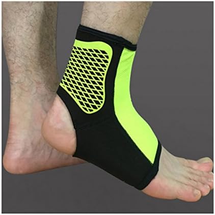 Alaska2You Basketball Ankle Brace (Fluorescent green, L)