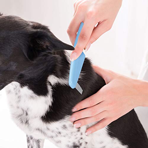 Flea Comb For Dogs Cat Comb Lice Comb Metal Tear Stain Dog Combs Pet