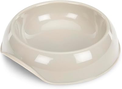 Petface Cat Feeding Bowl Grey 200 ml Capacity L14.7 x W14.7 x H3.4 cm